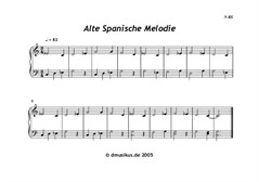 Alte spanische Melodie