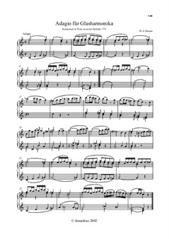 Adagio für Glasharmonika